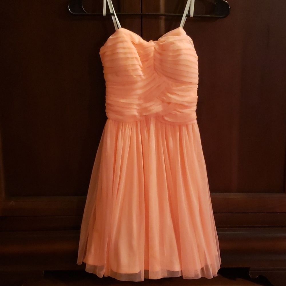 Strapless minidress